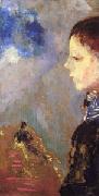 Odilon Redon Portrait of Ari Redon with Sailor Collar Sweden oil painting reproduction